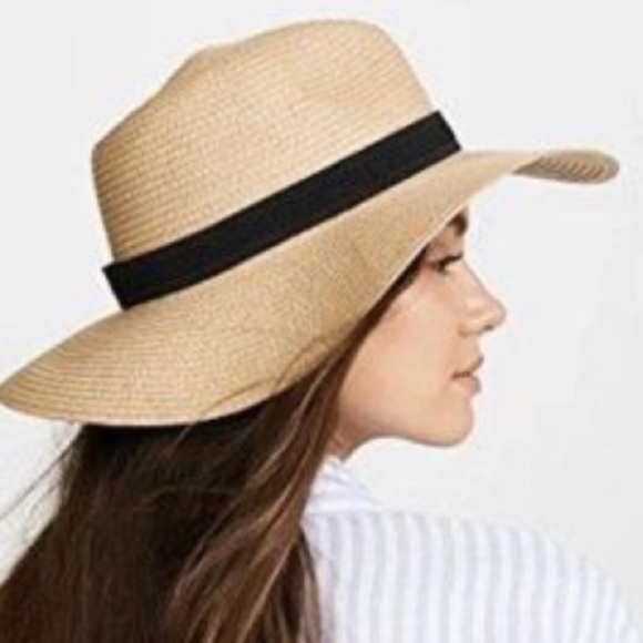 Madewell Packable Mesa straw hat. Very good condition. Style H6578 - Picture 1 of 8